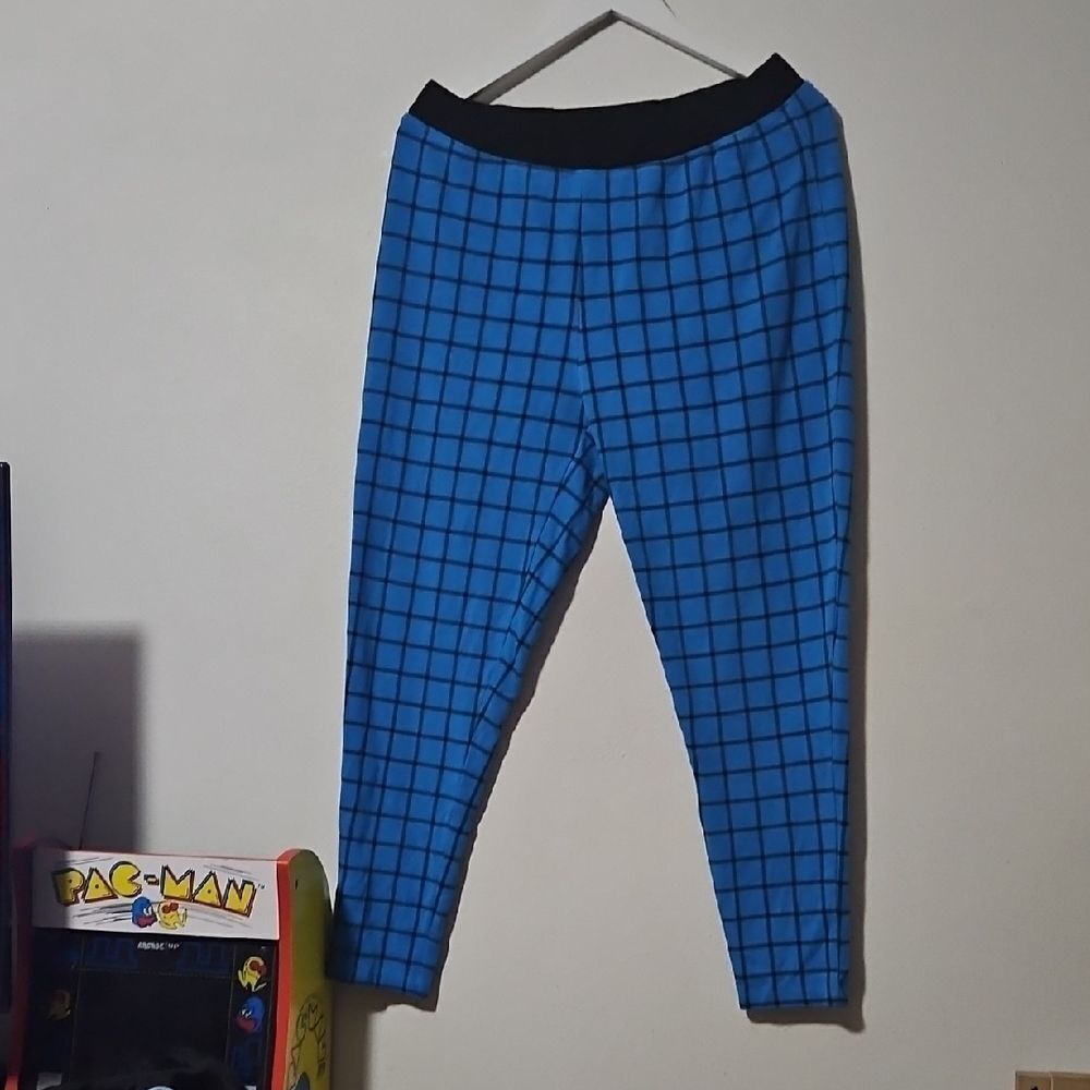 Diane Gilman Black and Blue Sport Pants